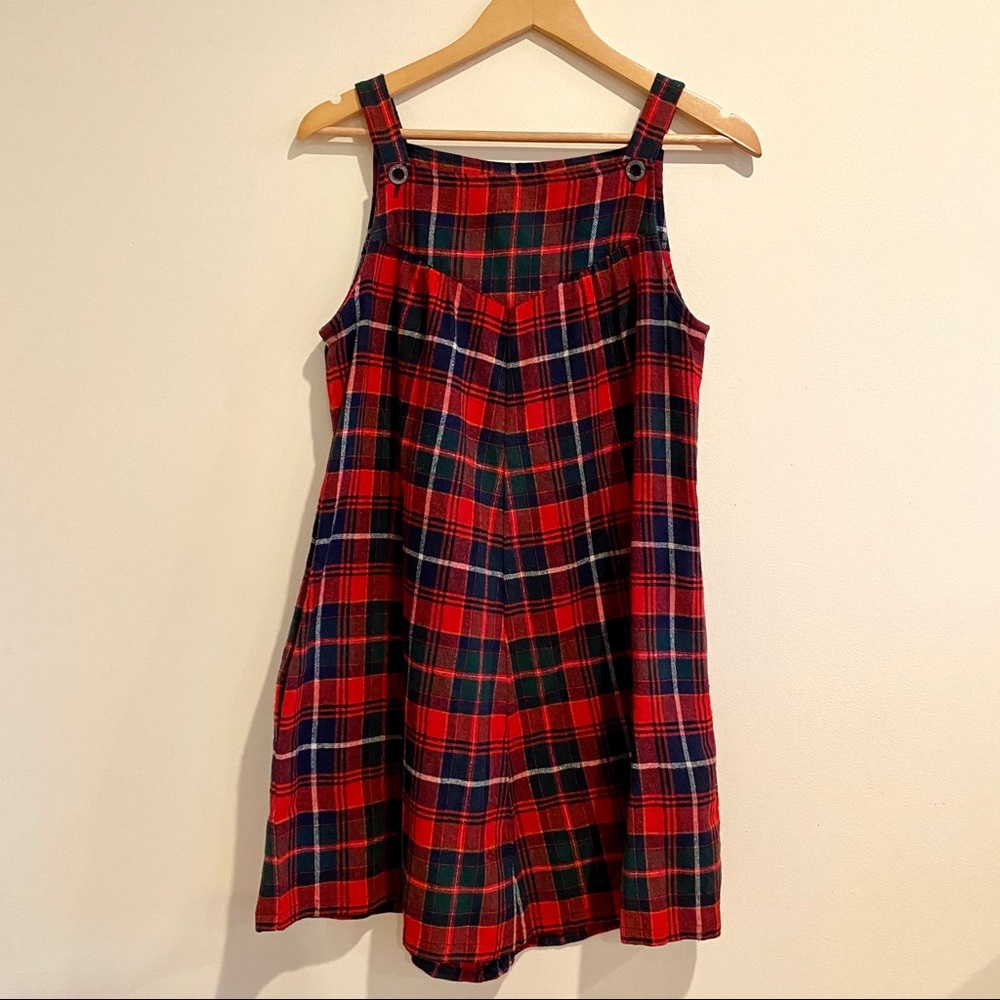 ❌SOLD❌ Tartan Wool Jumper Dress, Size Medium